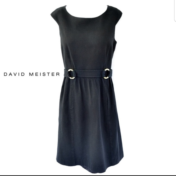NWOT David Meister Textured Sheath Dress - Picture 2 of 3